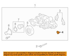 GM OEM 11-15 Camaro,CTS Cooling Water Pump-Water Pump Plug 11588949
