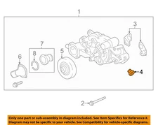 GM OEM 11-15 Camaro,CTS Cooling Water Pump-Water Pump Plug 11588949
