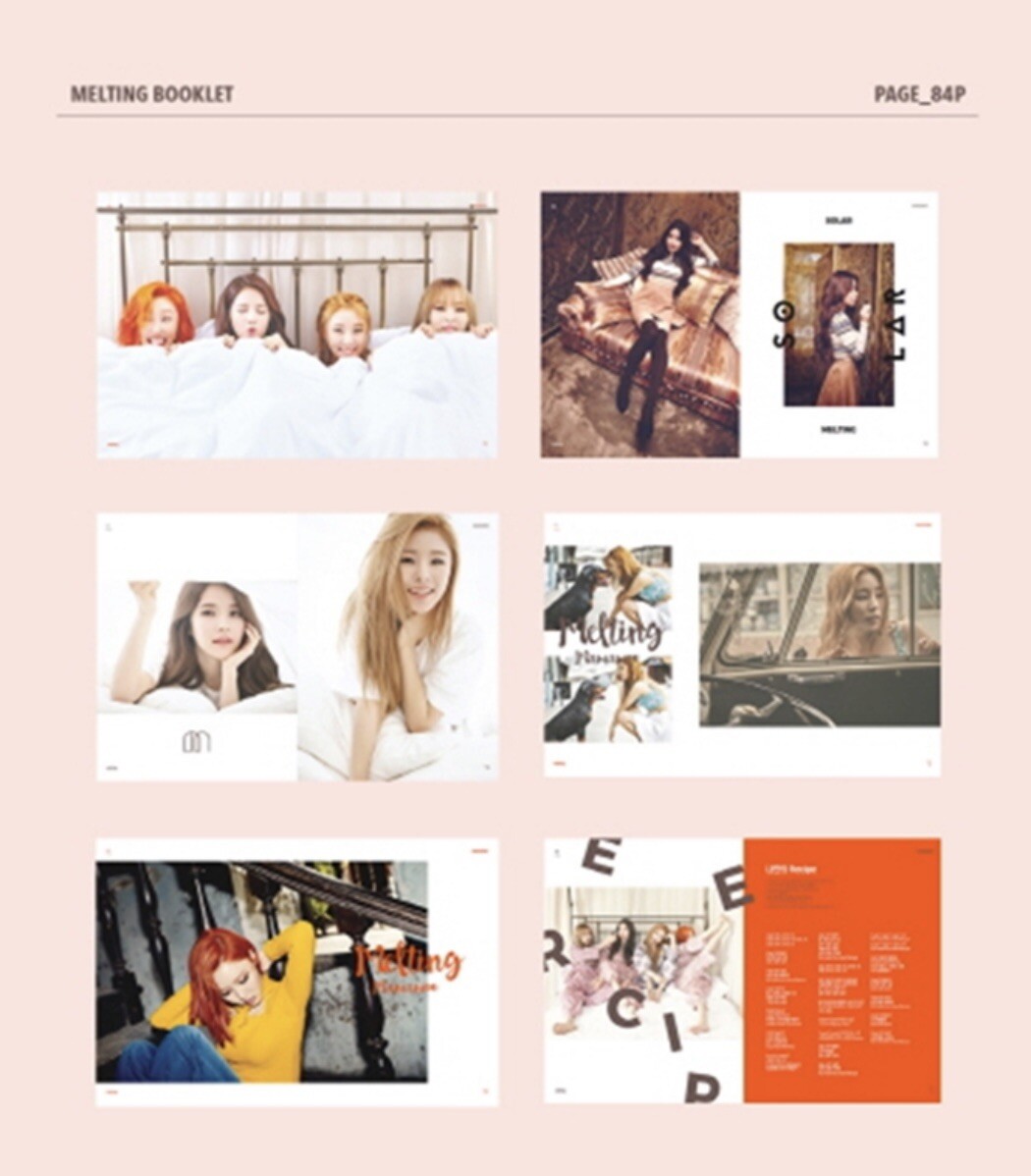MAMAMOO - MELTING 1st Album SEALED CD+84p Photo Book+Photo Card+