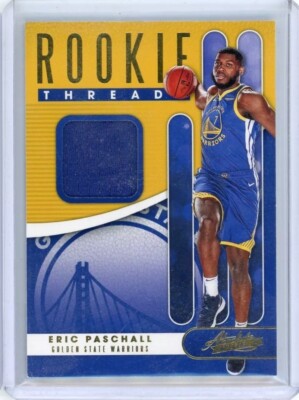 2019-20 Panini Absolute Eric Paschall Golden St Warriors Rookies Threads Relic