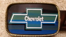  CHEVROLET Epoxy Photo Buckle New USA
