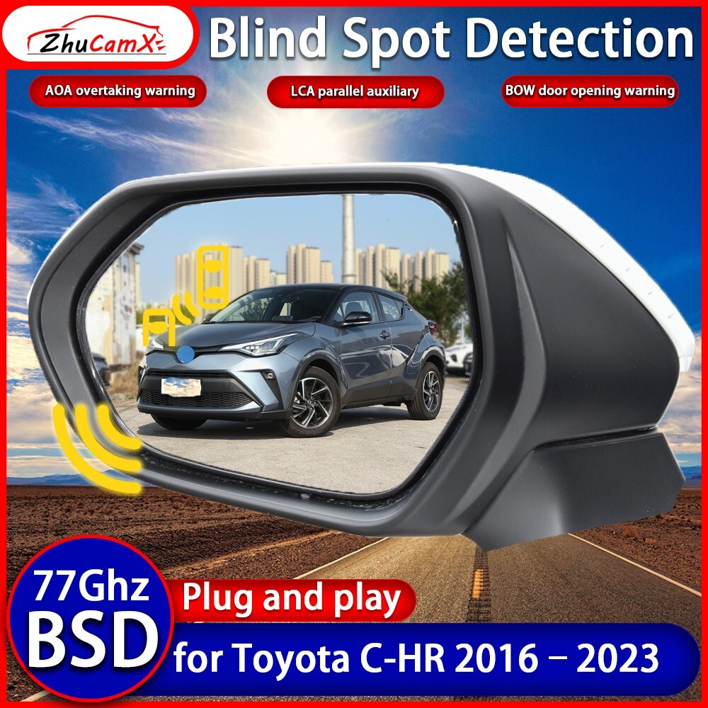 Rear Cross Traffic Alert RCTA Blind Spot Monitor BSM for Toyota C