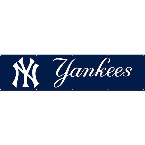 Ny New York Yankees 2.4m X 0.6m Bannière Neuf Party Animal Neuf - Afbeelding 1 van 2