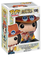 One Piece Portgas D Ace Pop! Animation #100 Vinyl Figur Funko