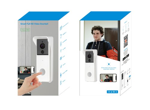 1080P SMART VIDEO DOORBELL WIFI WIRELESS INTERCOM DOOR RING CAMERA BELL SECURITY - Picture 2 of 12