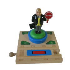 Thomas Wooden Railway tSop Sign Wooden Railway Train Accessory Brio Compatable