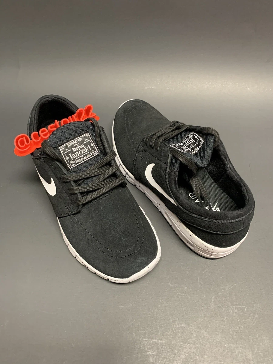 Nuez Ondas Grabar NIKE SB STEFAN JANOSKI MAX L [685299 002] BLACK WHITE ZOOM AIR SZ 4 / WMNS  5.5 | eBay