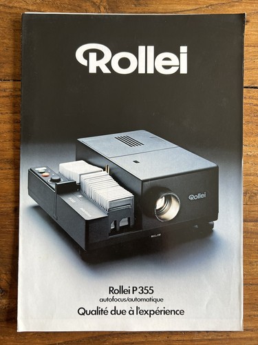 Projecteur De Diapositives Rollei P355 - Occasion, Garantie 6 Mois, Idéal Pour Nostalgiques Et Artistes