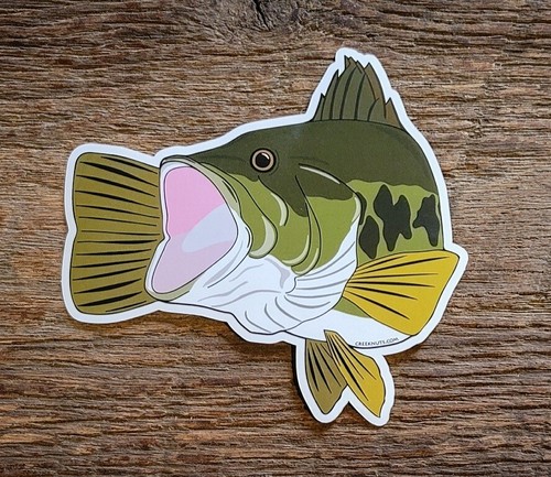 LARGEMOUTH BASS STATE stickers decals fishing MANY STATES fly fishing   - Picture 63 of 68