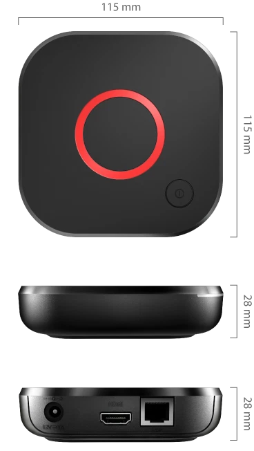 Mag524W3 600Mbps Integrado Doble Banda WiFi 5G 4K Linux 4K Control Remoto Extra Gratis Foto 3 de 4