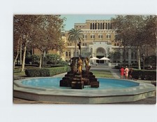 Postcard Doheney Library & Kleinsmid Fountain University of Southern California
