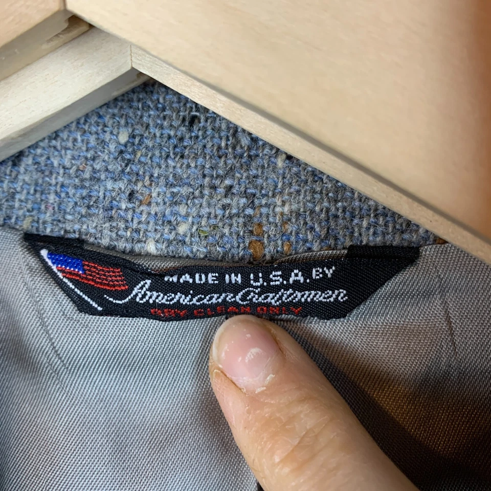 Abrigo Deportivo Sheplers Western 46L Gris EE. UU. Vaquero Rockabilly Blazer Chaqueta Foto 3 de 4