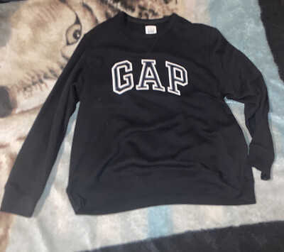 men Gap black sweater XL | eBay