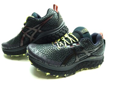 ASICS Trabuco Max Chaos Slime Brain Dead 1201A371 001 Size 7.5 Black Lime Runner ASICS Brain Dead x Trabuco Max  main image 4