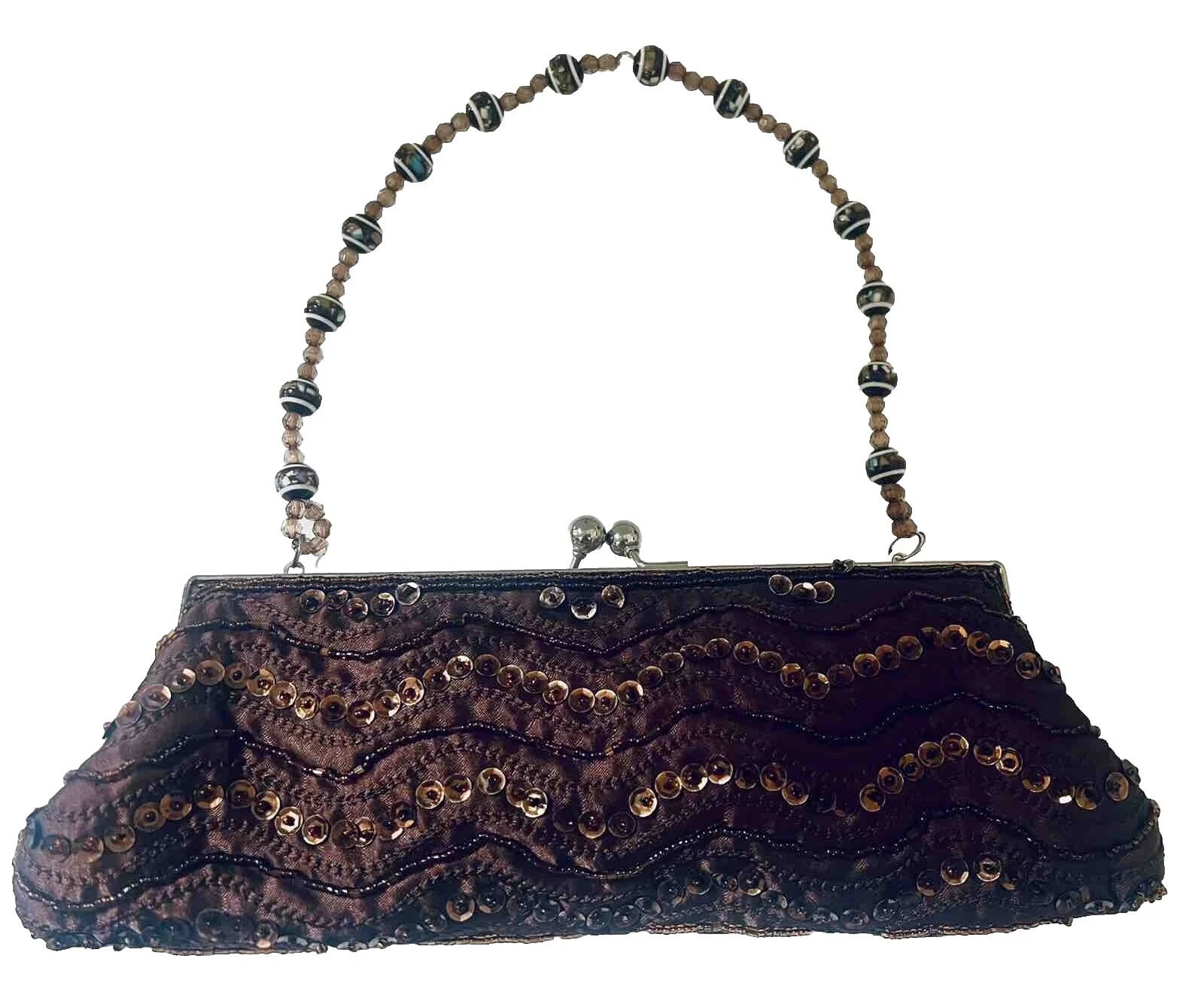 Bolsas de noche Bolsas Vintage Marrón, Bolsos y estuches