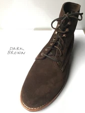 1 Pair Dark Brown - 36” Rawhide Leather Shoelaces Strings Boat Boot Lace