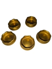 O & E. G. Royal Austria Open Salt Cellar Porcelain Gold Painted.