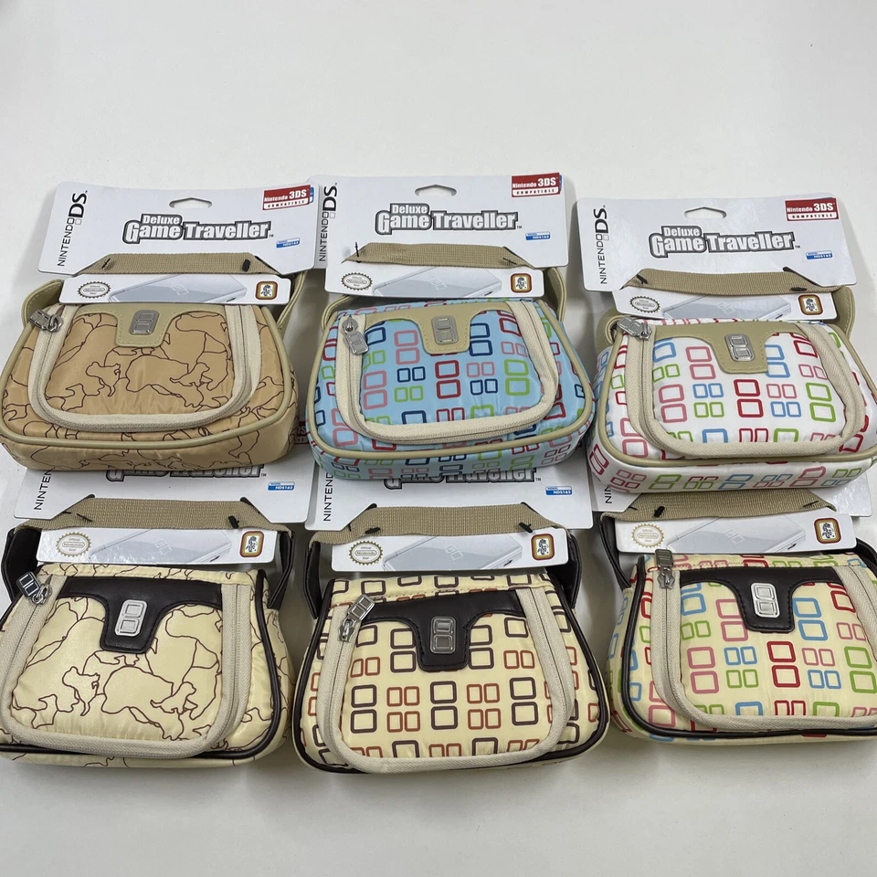 NEUF NEW lot de 6 X pochette officiel nintendo DS lite DSI 3DS