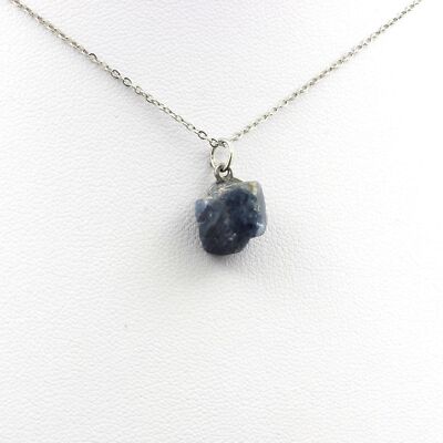 Stones And Minéraux. Necklace Sapphire Brut. 10.47 Ct. Zazafotsy, Ihorombe, Tony