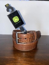 Brand New John Deere Leather Brown Belt Size 32