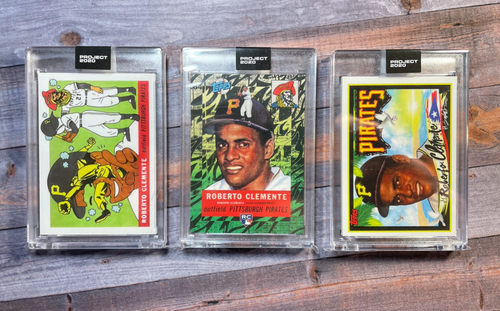 Lotto Topps Project 2020 Roberto Clemente (3) Ermsy, King, Beck Pittsburgh Pirates