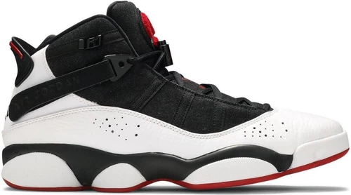 Jordan 6 Rings Black White Gym Red