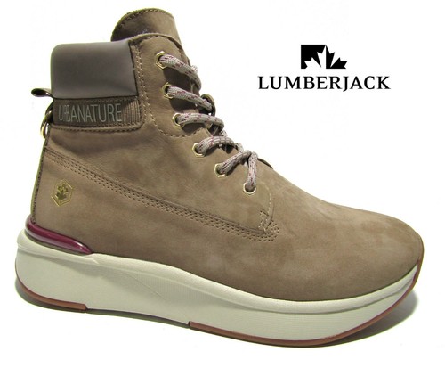 Scarpe Stivaletti Donna Lumberjack Invernali Stringati con Lacci Camoscio  Bassi | eBay