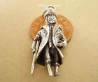 SUPERBLY DETAILED PIRATE STERLING SILVER 3D CHARM
