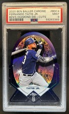 2020 Topps Chrome Ben Baller Fernando Tatis Jr. Diamonds Die Cut #BDC-4 PSA 9