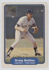 1982 Fleer Graig Nettles #46 1bs3