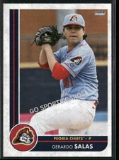 2025 Peoria Chiefs Juan Gerardo Salas RC Rookie Cardinals MEX Minor League