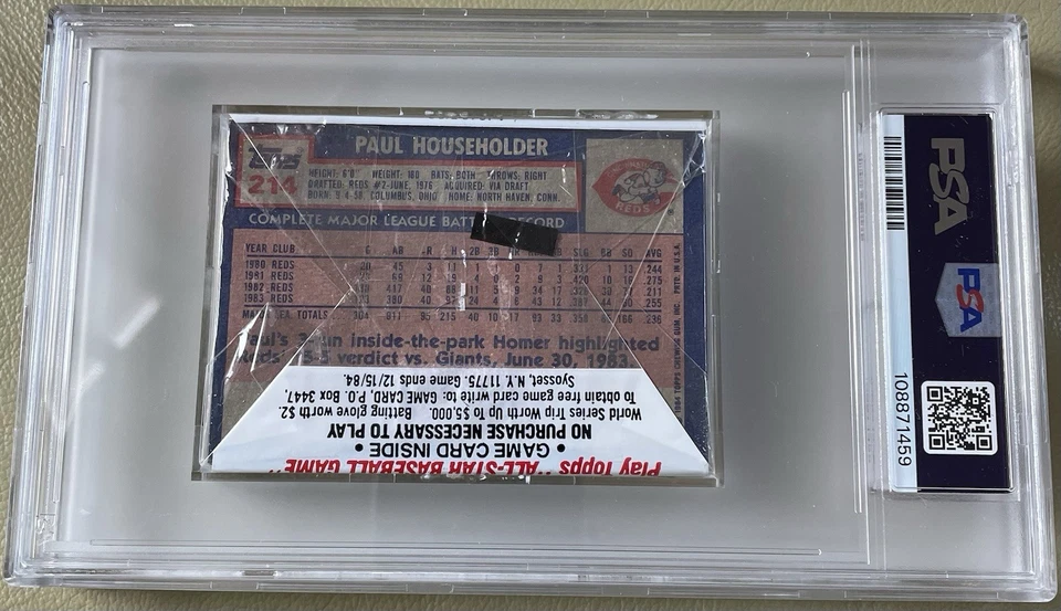 1984 Topps 28-Card Cello Baseball Pack! PSA Mint 9! Seaver Top! - Image 4 of 4