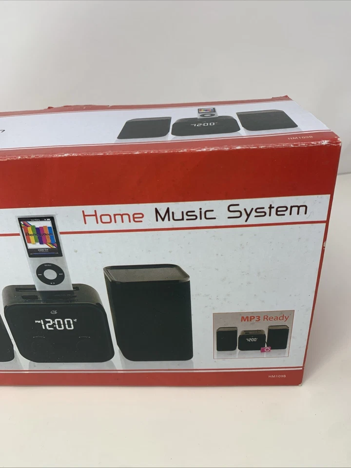 GPX Home Music System MP3 Ready HM109B AM/FM Radio New Open Box - Image 3 of 4