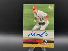 2008 Stadium Club / Joe Mather ROOKIE ON-CARD AUTOGRAPH. rookie card picture