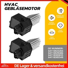 2x Lüfterwiderstand Gebläse Endstufe Für BMW E46 E39 X5 X3 E53 64118385549 95-12