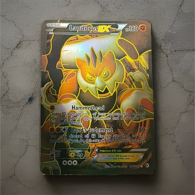 Pokémon Landorus-EX Full Art Ultra Rare Holo Boundaries Crossed 149/149 Card