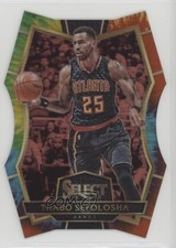 2016-17 Panini Select Premier Level Tie-Dye Prizm 23/25 Thabo Sefolosha #121 2ct