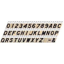 Hillman 1-1/2-in Reflective Black Number 