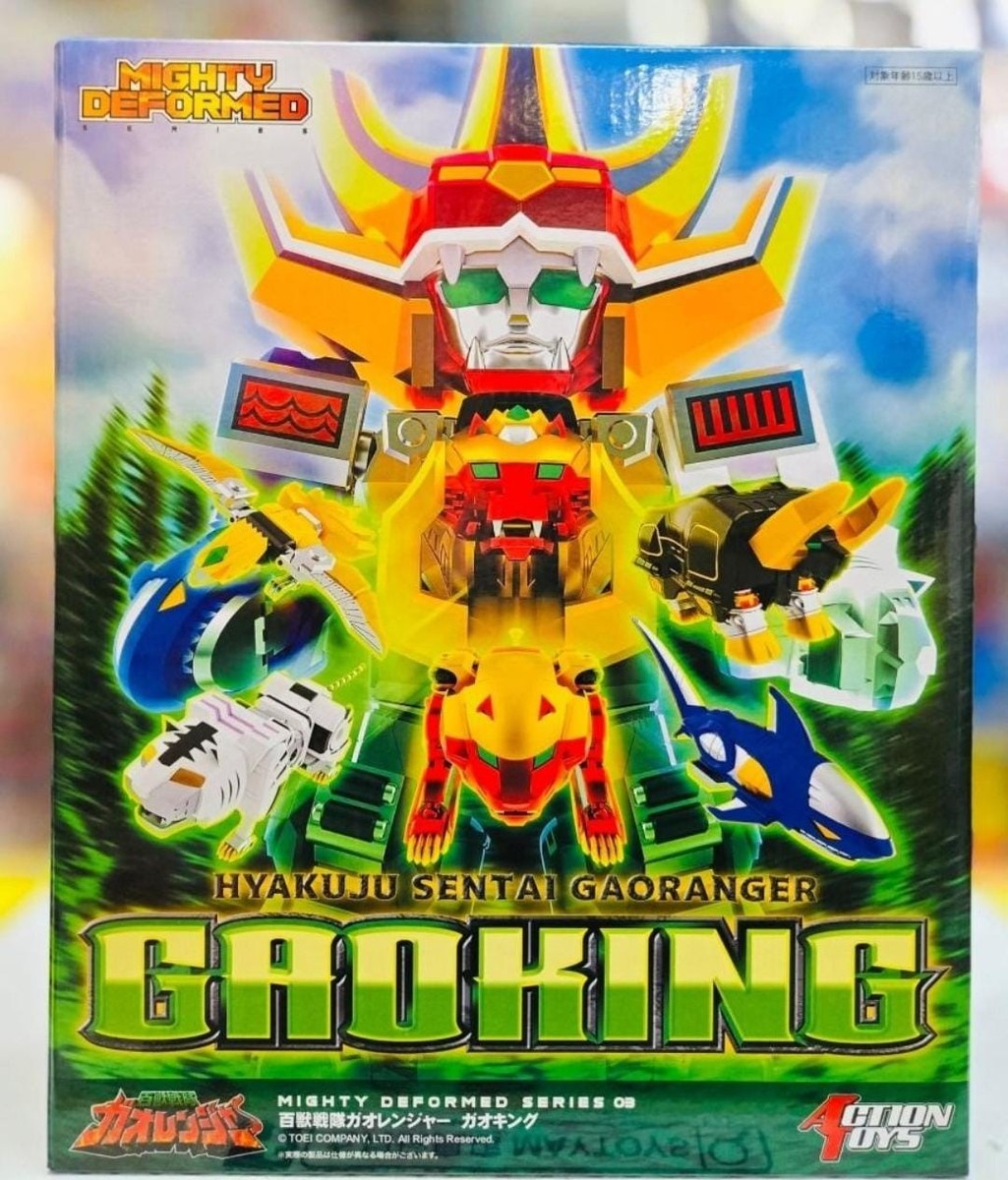 Mighty Deformed HYAKUJU SENTAI GAORANGER Gaoking action toys