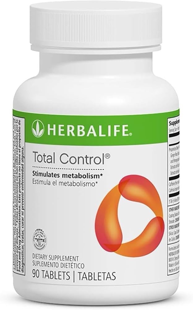 Herbalife Total Control 90 Tablets - With Caffeine Quickly Stimulates Metabolism