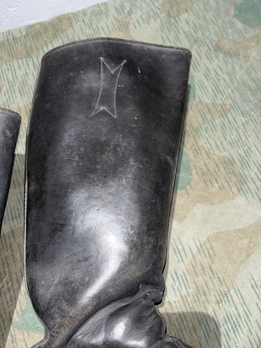 Size 8.5 WW2 German Original Uniform Combat Jack Boots Marching Boots - Picture 5 of 19