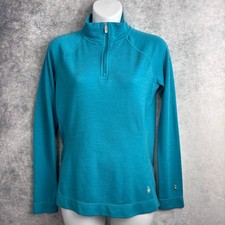 Smartwool Women's Classic Thermal Merino Wool Base Layer 1/4 Zip Size Small