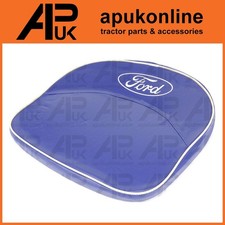 Padded Seat Pan Cushion Pillow Cover BLUE & Logo for Ford 2N 8N N Series Tractor
