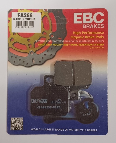 Ebc Organic BremsbeläGe Hinten FüR Aprilia RSV1000 1999-2008 FA266 Nao-image