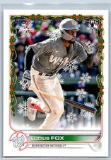 Lucius Fox 2022 Topps Holiday Winter Rookie Rookie #300 Washington Nationals