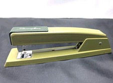 Vintage Swingline Olive Green Stapler Mid Century Modern Office Decor