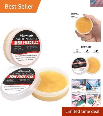 2 Jars of Non-Corrosive Solder Flux - Improve Electronics Soldering Efficiency