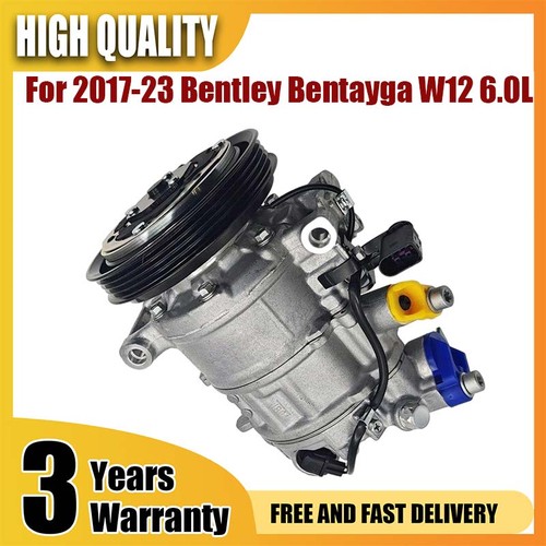 Bentley Bentayga Speed 2017-2023 Compressor with bracket P/N 4M0816803N Photo - $154