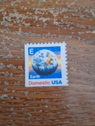 Scott # 2282 US Earth E STAMP MNH Booklet Single Stamp - Picture 2 of 2