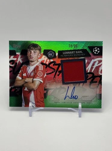 2025 Topps Uefa Lennart Karl Green
